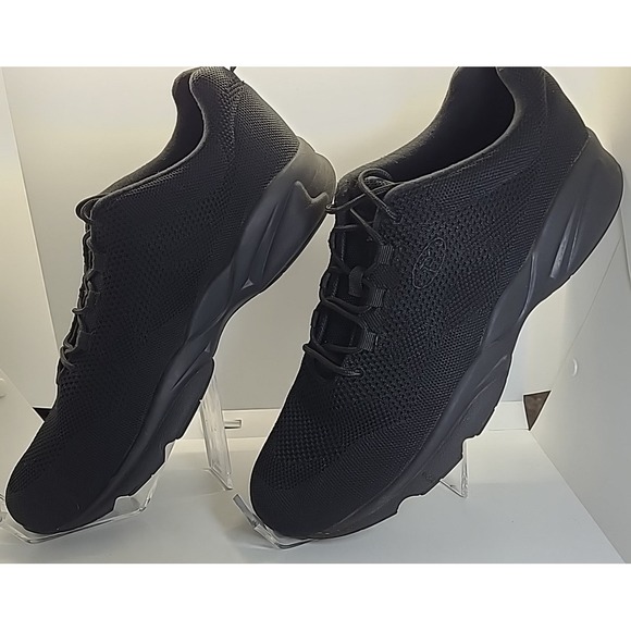 Propet Stability Fly Sneakers Mens 13 Black Walking Athletic Shoes Comfort
